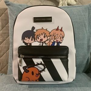 Chainsaw Man Chibi Group Mini Backpack + Chainsaw Man Characters Coin Purse
